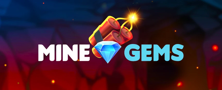 Bring the train to a screeching halt in Mine Gems. Play this game at Joe Fortune and use a bit of TNT to loot precious gems and a generous three-digit Multiplier! 