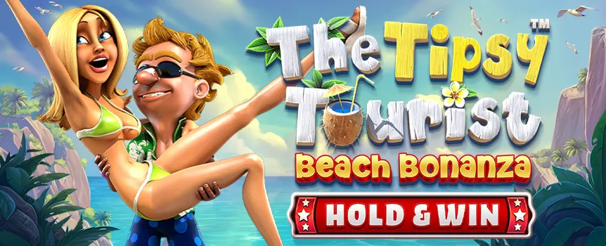 Pack your sunnies and sip your way to wins with The Tipsy Tourist: Beach Bonanza at Joe Fortune! Hold & Win features, stacked surprises, and tropical vibes await.